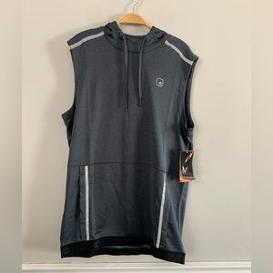 NEW AND1 MENS BASKETBALL TANK TOP WITH A HOOD SIZE: